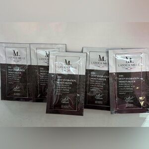 Latoua Mille 24H Deep Hydration Moisturizer W/HA & Multi Peptides 5 Travel Packs